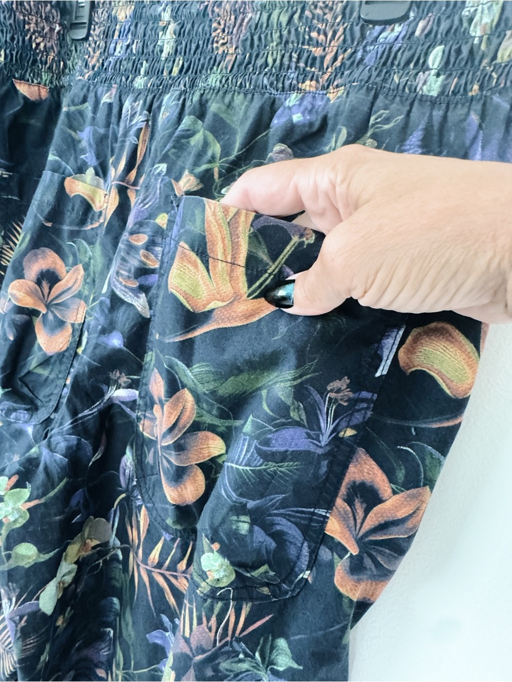 NWT Anthropologie Maeve Tropical Wide-Leg Shorts L - Picture 6 of 8